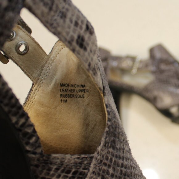 High Heel Peep-Toe Platform Sandals Size 11 - Picture 7 of 9